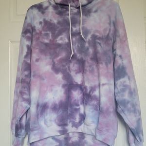 Brand new hoodie tie dye purple